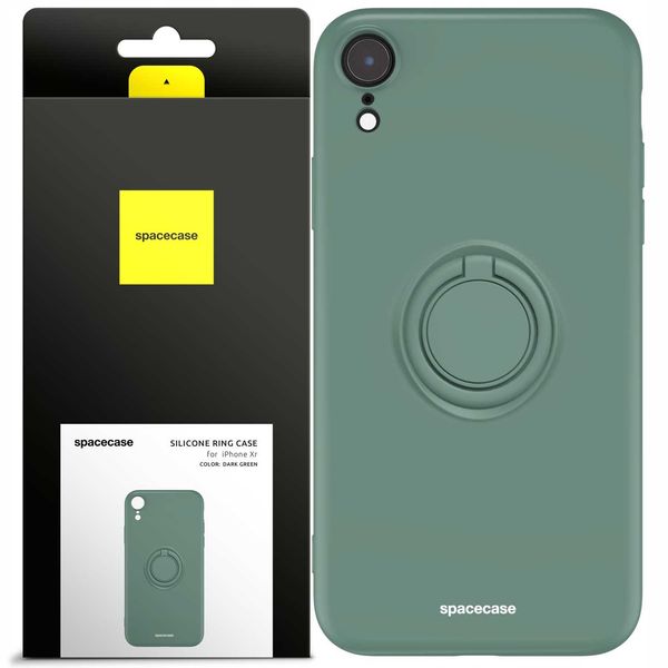 Spacecase Silicone Ring Iphone Xr Dark Green zdjęcie 1