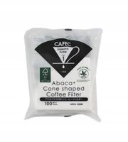 Filtry papierowe do kawy Cafec Abaca+ Plus cup1 100 sztuk