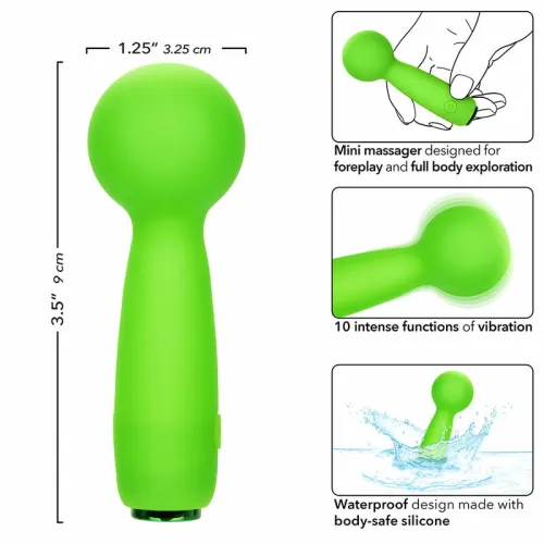 calexotics neon vibes bubbly vibe mini masażer zielony 10 trybow usb na Arena.pl