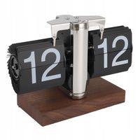 ZEGAR KLAPKOWY STOJĄCY MECHANICZNY STOŁOWY RETRO FLIP CLOCK VINTAGE KLAPKI