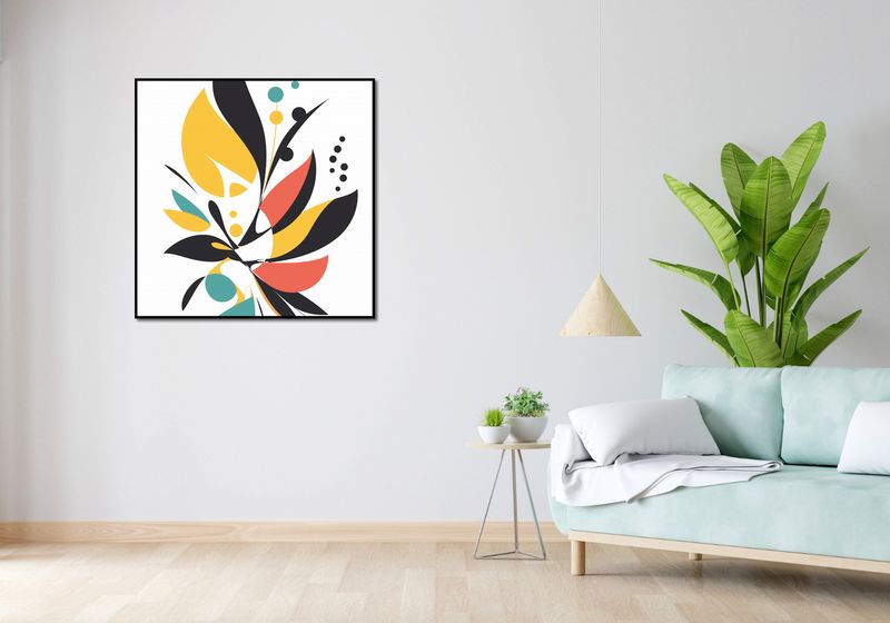 Plakat 90x90cm Radosny Bujak zdjęcie 4
