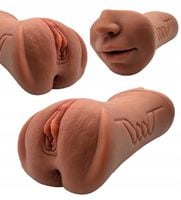 MASTURBATOR MĘSKI SZTUCZNA POCHWA CIPKA WAGINA USTA ODBYT DLA MĘŻCZYZN