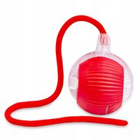 Zabawka dla kota RUCHOMA PIŁKA UCIEKAJĄCA USB ze sznurkiem