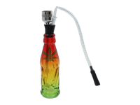 Fajka Wodna w Kształcie Butelki Kompaktowa Kolorowa do Palenia Suszu