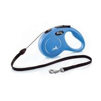 Smycz Flexi Classic rozm.S-8m do 12kg,niebi. linka