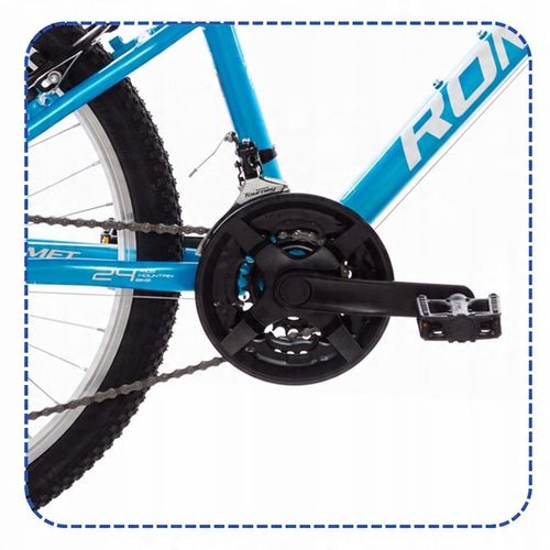 ROWER GÓRSKI MTB ROMET JOLENE 24" SHIMANO OŚWIETLENIE STOPKA GRATIS na Arena.pl