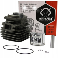CYLINDER Z TŁOKIEM DO PILARKI PIŁY 5200 / CS58 / CS-65 (45MM) DEMON