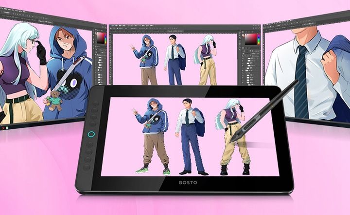 PROFESJONALNY Tablet graficzny BOSTO DOTYK buttons zdjęcie 11