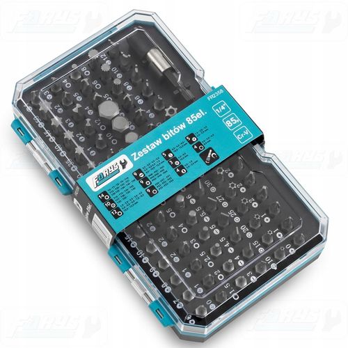 Zestaw bitów 85 el. TORX, IMBUS, SPLINE, PH, PZ, SL FR2358 na Arena.pl