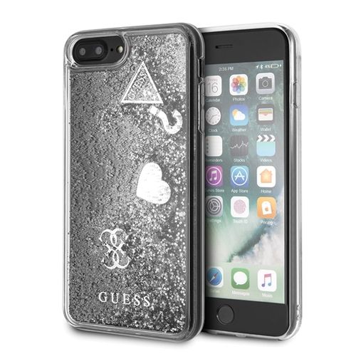 GUESS HARD CASE GLITTER - iPhone 7/8 Plus - SILVER na Arena.pl