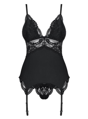 Zmysłowy Gorset i Stringi - Obsessive 810-COR-1 S/M na Arena.pl