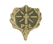 Odznaka PZŁ z brązu, 12 mm z zapinką Polski Związek Łowiecki