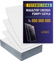 Ulotki A5 reklamowe firmowe FOTOWOLTAIKA GOTOWY PROJEKT GRATIS 1000 szt