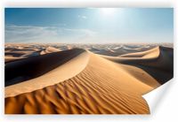 Fototapeta PREMIUM STRUKTURA ZMYWALANA POD WYMIAR wydmy na pustyni