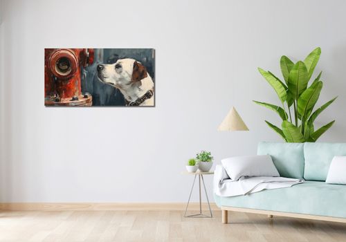 Obraz 100x50cm Kumpel przy Hydrancie na Arena.pl