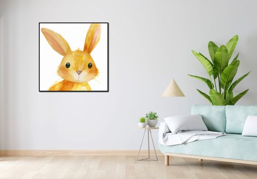 Plakat 90x90cm Słodki Zajączek na Arena.pl