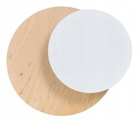 Kinkiet Emibig Circle G9 8W Jasne Drewno/Biały Design Skandynawski Emibig