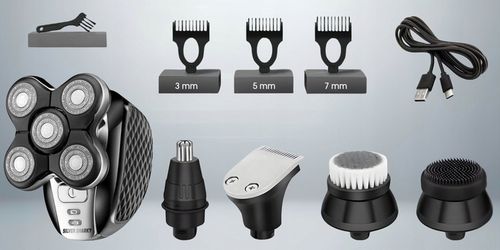 Golarka Męska Akumulatorowa Maszynka Do Golenia Trymer Do Nosa i Brody na Arena.pl