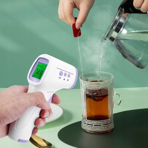 TERMOMETR BEZDOTYKOWY NA PODCZERWIEŃ LCD ELEKTRONICZNY CYFROWY DOKŁADNY na Arena.pl