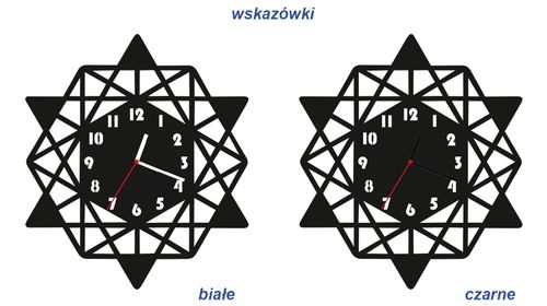 ZEGAR ŚCIENNY GEOMETRIA 38cm M 140.10 na Arena.pl