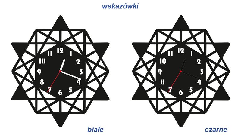 ZEGAR ŚCIENNY GEOMETRIA 38cm M 140.10 zdjęcie 3