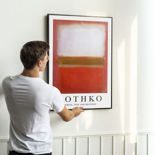 Plakat rothko obrazy plakaty 21x30 cm w czarnej ramie na Arena.pl