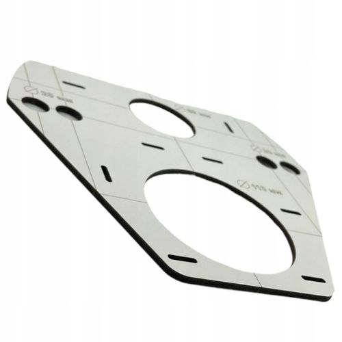 ZNACZNIK SZABLON WZORNIK OTWORÓW STELAŻ WC GROHE GEBERIT SENDI na Arena.pl