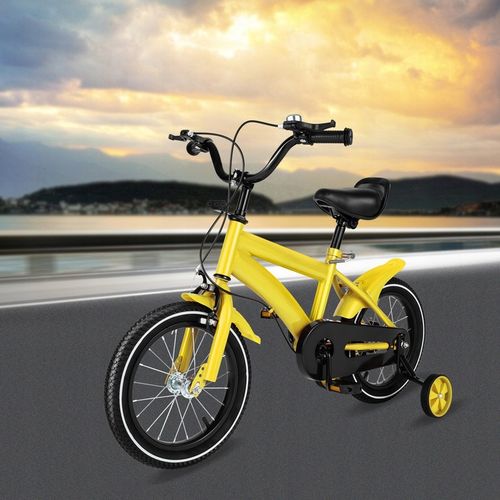 Rower dziecięcy 14 cali - żółty na Arena.pl