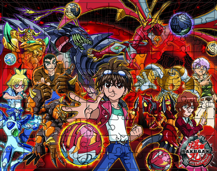 Puzzle Bakugan zdjęcie 1