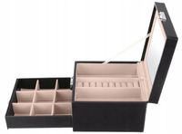 Szkatułka do przechowywania biżuterii Beautylushh czarna