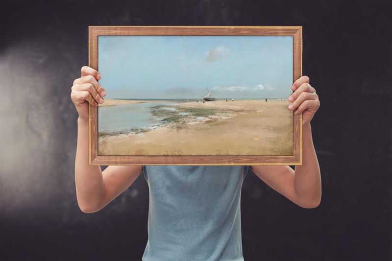 Beach at Low Tide, Edgar Degas - plakat 60x40 cm zdjęcie 3