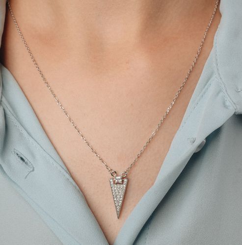 Naszyjnik srebrny "Triangle" na Arena.pl