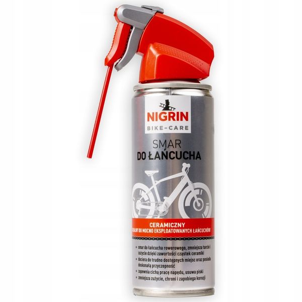 NIGRIN Smar Rowerowy Ceramiczny do Łańcuchów 200ml zdjęcie 1