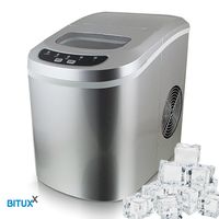 15127 Kostkarka Maszyna do kostek lodu 15 kg na dobę srebrna