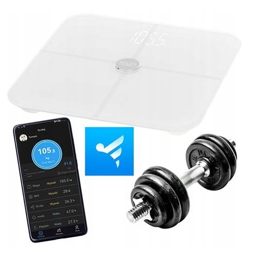 Waga Łazienkowa Analityczna Sportowa 12 Parametrów Fitgo Android Ios Smart na Arena.pl