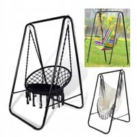 Fotel wiszący wolnostojący 300kg kokon stelaż huśtawka STOJAK ogrodowy