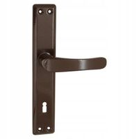 Klamka do drzwi garażowych do zamka bramowego BRĄZ