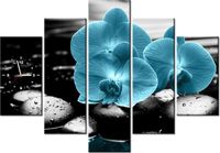 105CM 150CM ZEGAR 5 ELEM STORCZYK KAMIENIE DRUK OBRAZ