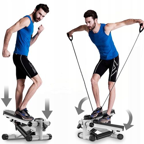 STEPPER STEPER PROSTY Z LINKAMI DO ĆWICZEŃ LICZNIK LCD REGULACJA na Arena.pl