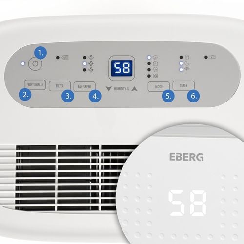 Osuszacz powietrza EBERG pochłaniacz wilgoci 60L/24h +WiFi na Arena.pl