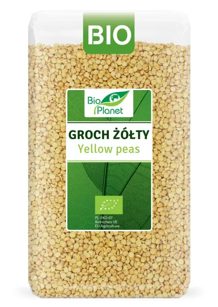 Groch ŻÓŁty BIO 1 kg - BIO Planet zdjęcie 1
