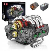Klocki konstrukcyjne Mould King 10181 silnik Flat-Six boxer z Porsche