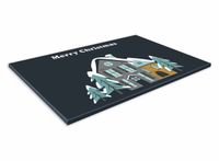 SZKLANA DESKA KUCHENNA 40x30cm - 529b domki