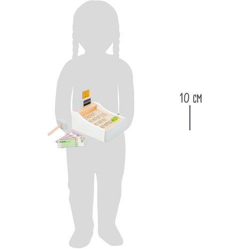 Kasa sklepowa drewniana 15 elementów Zabawa w sklep na Arena.pl