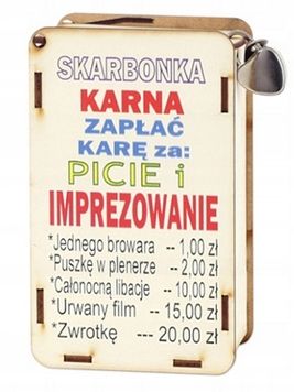 SKARBONKA prezent URODZINY ŚLUB zdjęcie 3