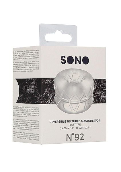 N0. 92 - Reversible Masturbator And Bumper - Transparent zdjęcie 2