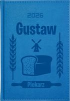 KALENDARZ A5 2026 dzienny TERMINARZ z grawerem DLA PIEKARZA TWÓJ NAPIS