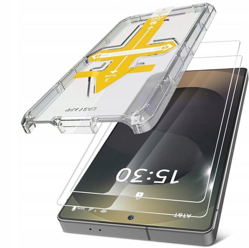 2x Szkło Hartowane 9H do SAMSUNG GALAXY S25 ULTRA z ramką do montażu szybka na Arena.pl