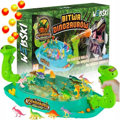 Bitwa Dinozaurów Gra Zręcznościowa Strzelanka Piłkozaury - Dino Atak WEBSKI na Arena.pl