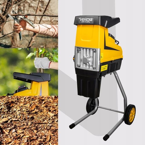 ELEKTRYCZNY ROZDRABNIACZ VENOM RĘBAK DO GAŁĘZI PRO MOCNY SILNIK 2X na Arena.pl